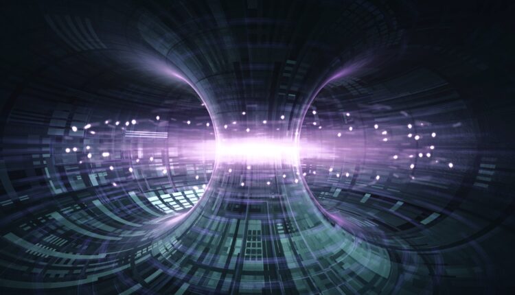 Image du lasma en Combustion dans l'energie de fusion