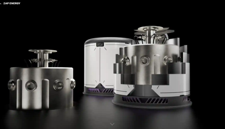 La Startup en Fusion, Zap Energy Lève Plus de Fonds - Sreenshot taken from zap energy website