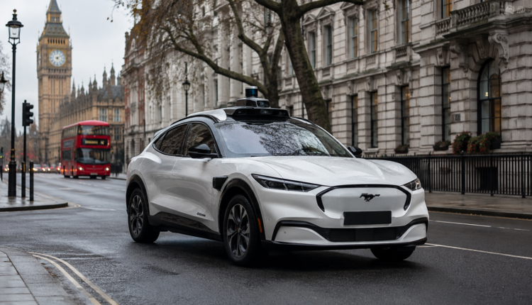 Robotaxis Uber à Londres